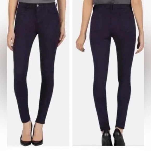 J‎ BRAND Womens Super Skinny Jeans Blackberry Size 25 - Picture 1 of 6